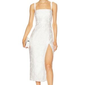 Amanda Uprichard-white midi- worn once!